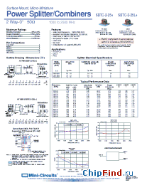 Datasheet SBTC-2-25L+ manufacturer Mini-Circuits